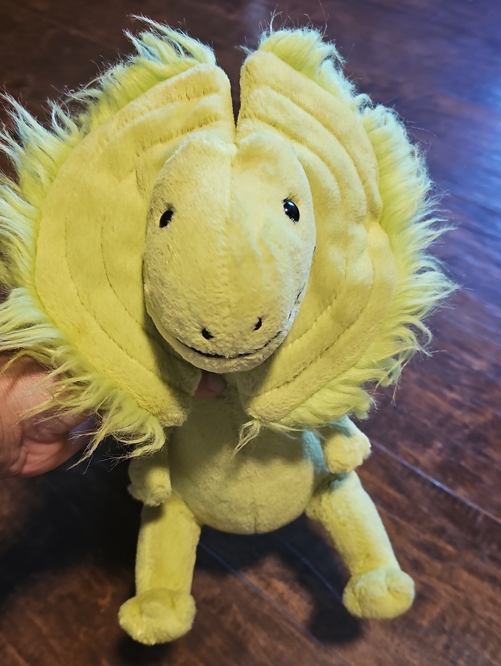 Jellycat Yellow Frilled Lizard Plush